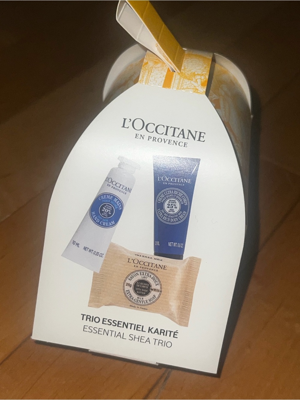 L'OCCITANE Yellow & White Shea Gift Box